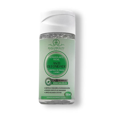 Demaquilante Facial Anti Oleosidade - Phallebeauty