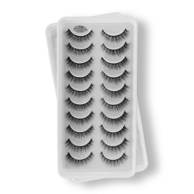 X26 Cartela de Cílios 3D 10 pares - Importado