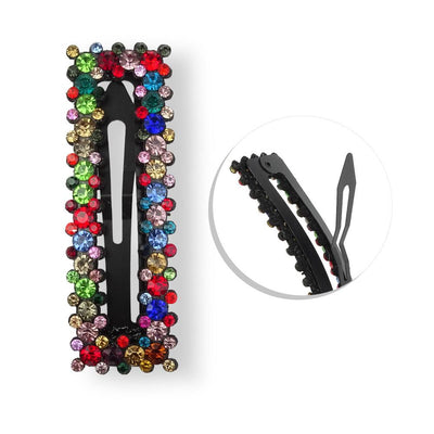 Tic Tac Retangular com Strass Coloridos - Importado