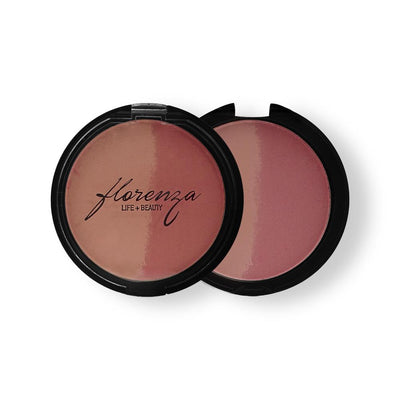 Duo Blush Compacto Rosê - Florenza