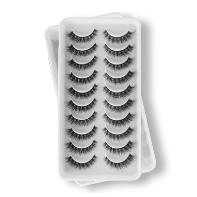 XH01 Cartela de Cílios 3d 10 pares - Importado