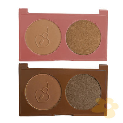 Paleta de Contorno e Bronzer - The Secret Key - SP Colors