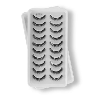 H13MINI Cartela de Cílios 3d 10 pares - Importado