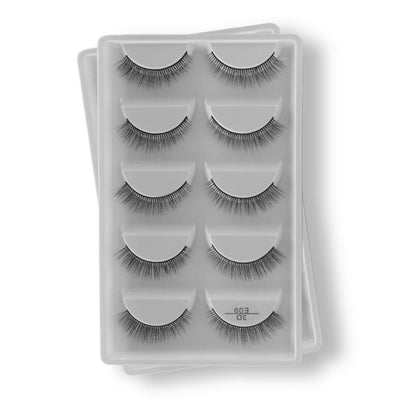 E09 Cílios 5 pares - Importado