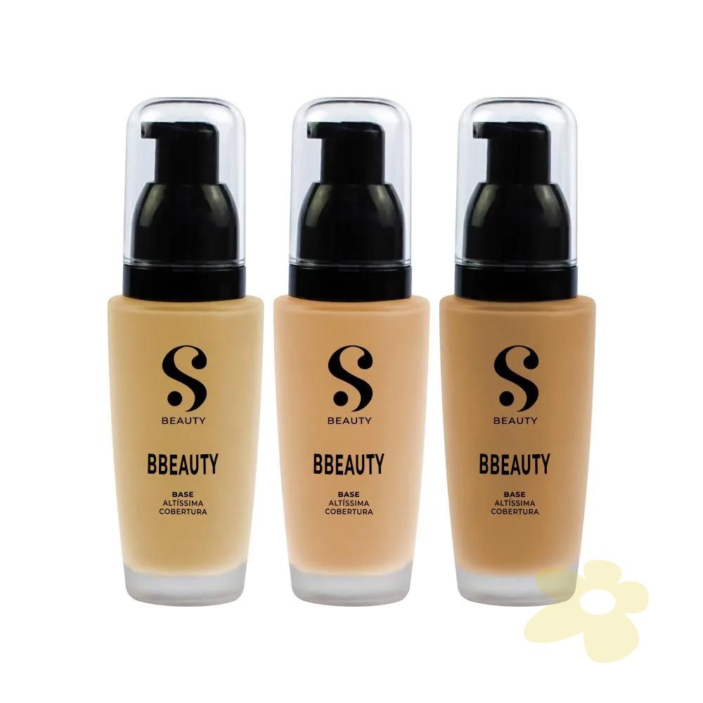 Base Líquida Matte BBeauty Altíssima Cobertura - S. Beauty