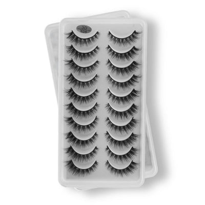 X08 Cartela de Cílios 3d 10 pares - Importado