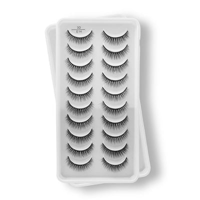 E14 Cartela de Cílios 3d 10 pares - Importado