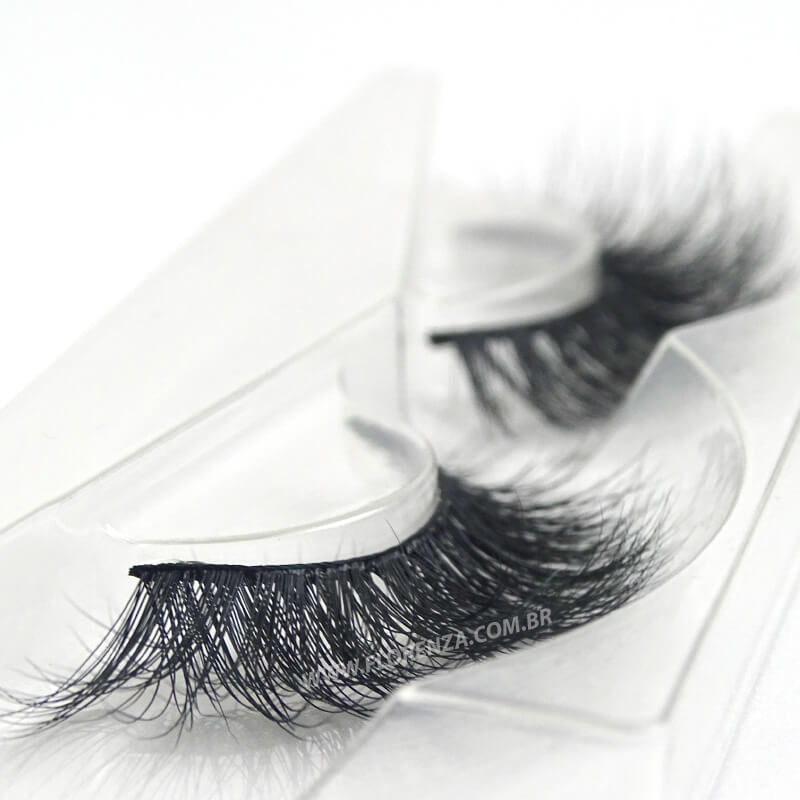 Cílios 3D Mink - Miss Frandy - 6D-80