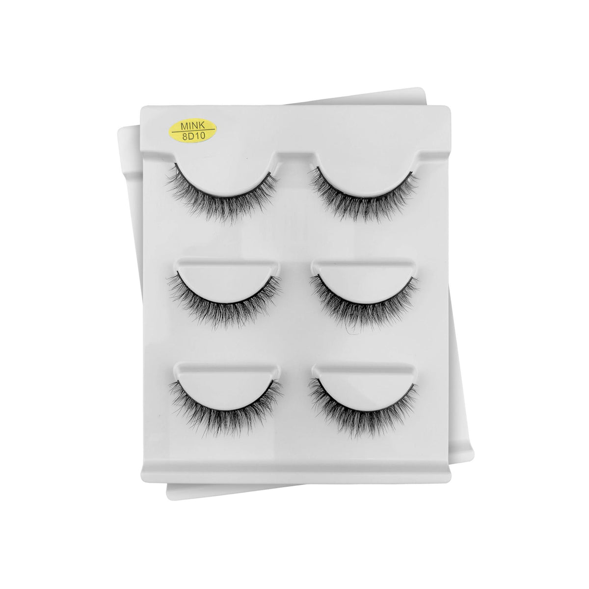 8D10 Cílios Postiços 3 Pares - Importado