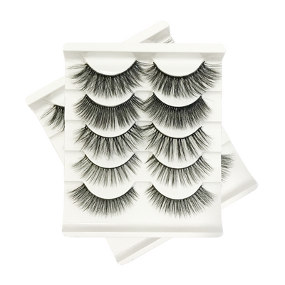 Cílios 5 pares 3D 0342 - Miss Frandy