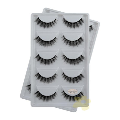 H16 Cílios 5 pares - Importado