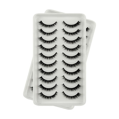 Cartela de Cílios 3d | 10 pares #S-09
