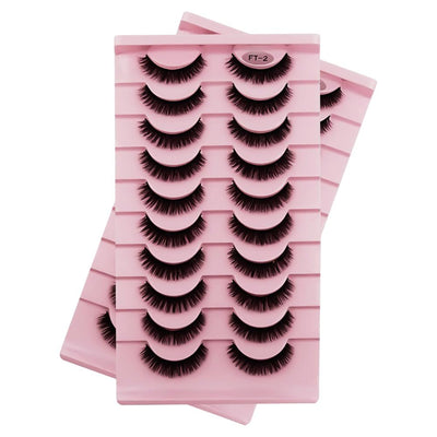Cartela de Cílios 3d | 10 pares #FT-2