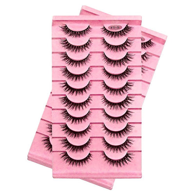 Cartela de Cílios 3d | 10 pares #FT-5