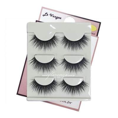 #015 | Cílios Mink 3d 3 pares | Le Vangee