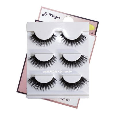 #D-10 | Cílios Mink 3d 3 pares | Le Vangee