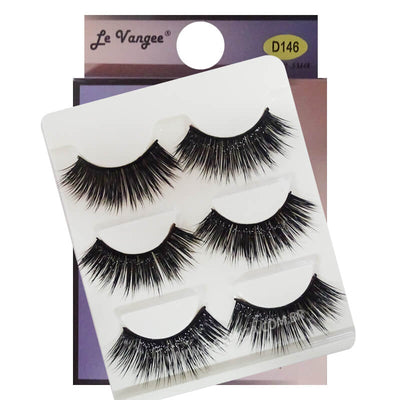 #D146 | Cílios Mink 3d 3 pares | Le Vangee
