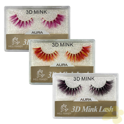 Cilios 3D mink Lash - Aura - Miss Frandy