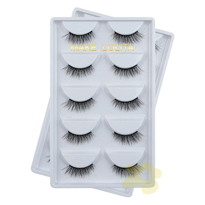 Cílios Postiços Canto Externo ML233 | 5 Pares | Make Lolita