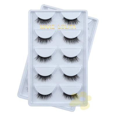 Cílios Postiços Canto Externo ML239 | 5 Pares | Make Lolita