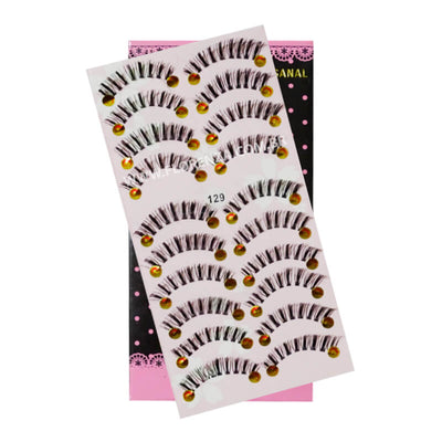 #129 Cílios Postiços 10 Pares - Miss Frandy
