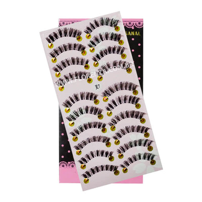 #7 Cílios Postiços 10 Pares - Miss Frandy