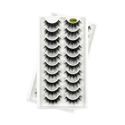 Cartela de Cílios 3d - 10 pares #X-098