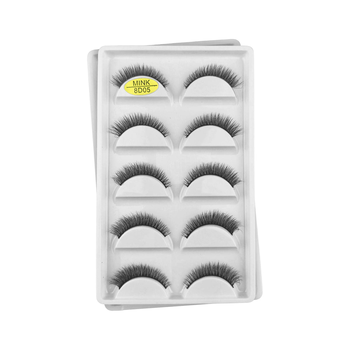 8D05 Cílios Postiços 5 Pares - Importado