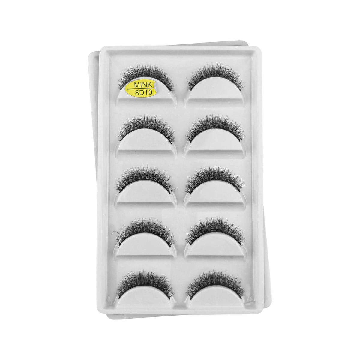 8D10 Cílios Postiços 5 Pares - Importado