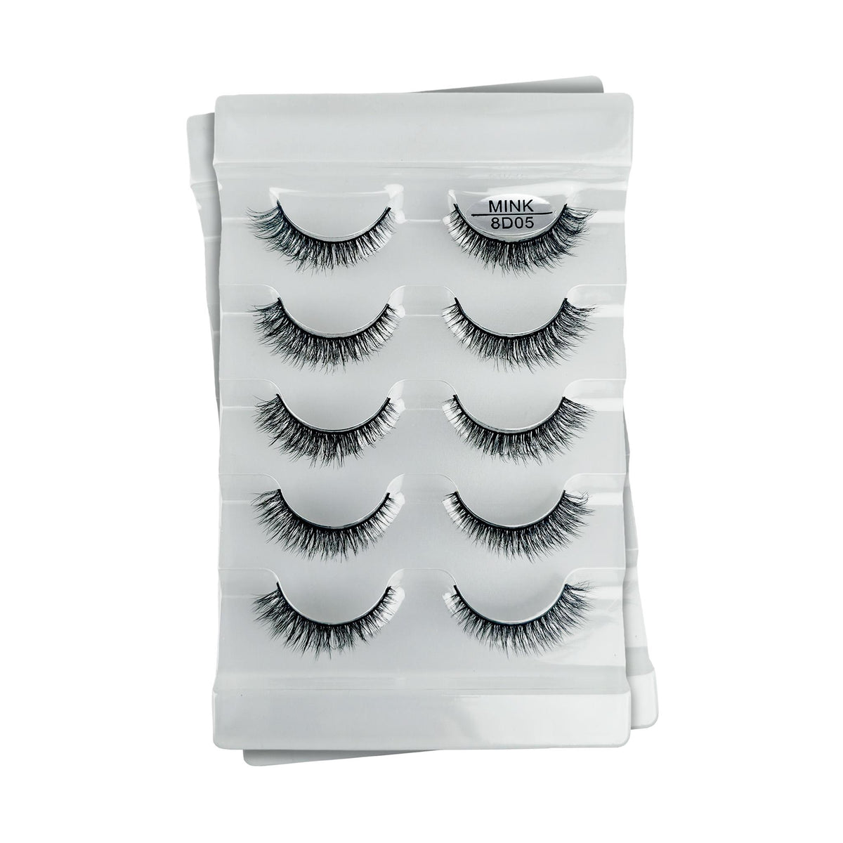 8D05 Cílios Postiços 5 Pares - Importado
