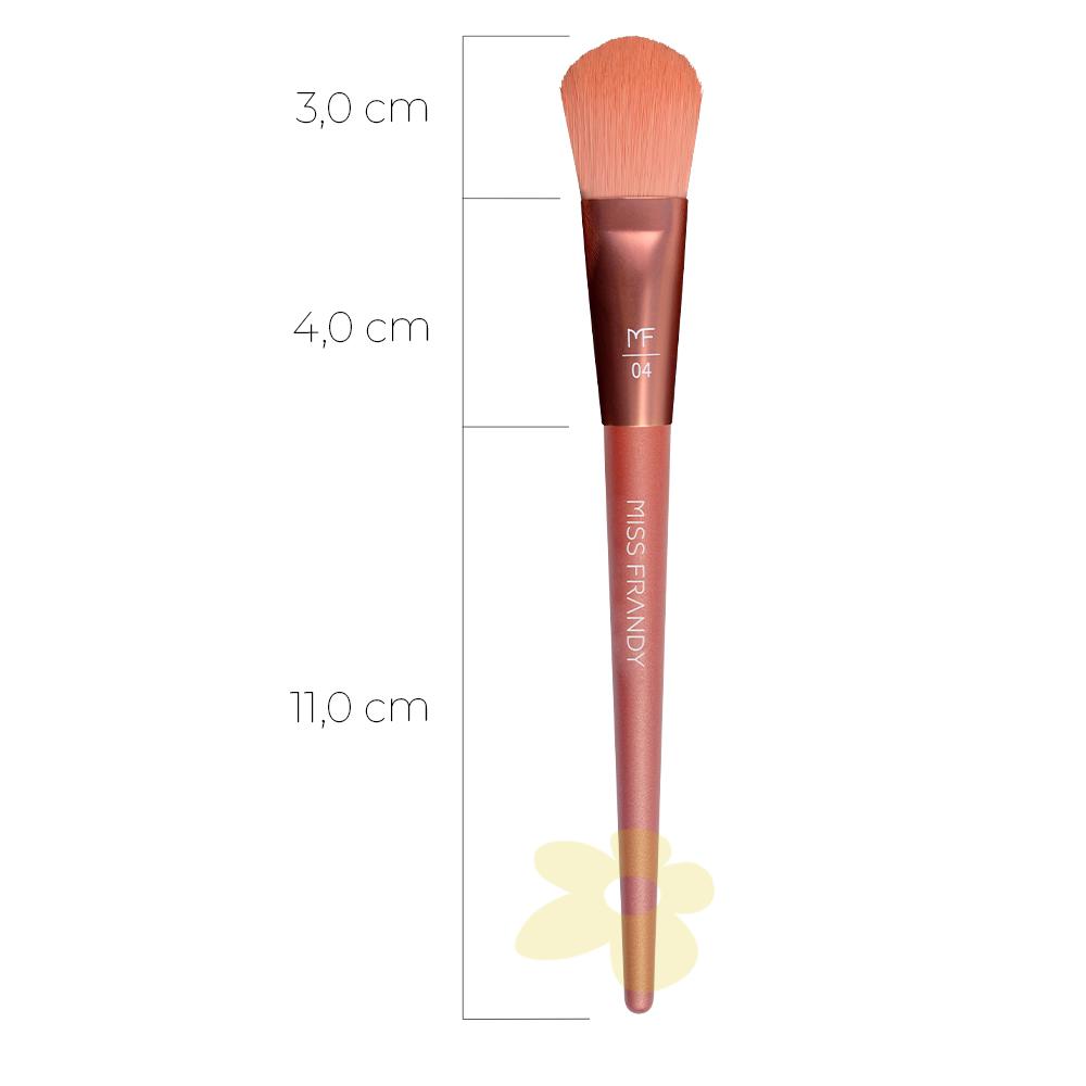 MF04 Pincel Língua de Gato - Linha Squad - Miss Frandy