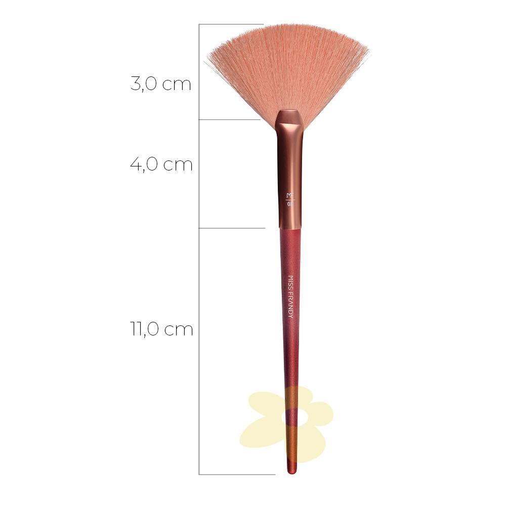 MF08 Pincel Leque - Linha Squad - Miss Frandy
