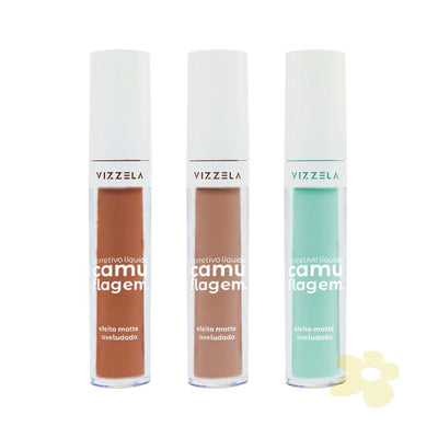 Corretivo Líquido Camuflagem - Vizzela