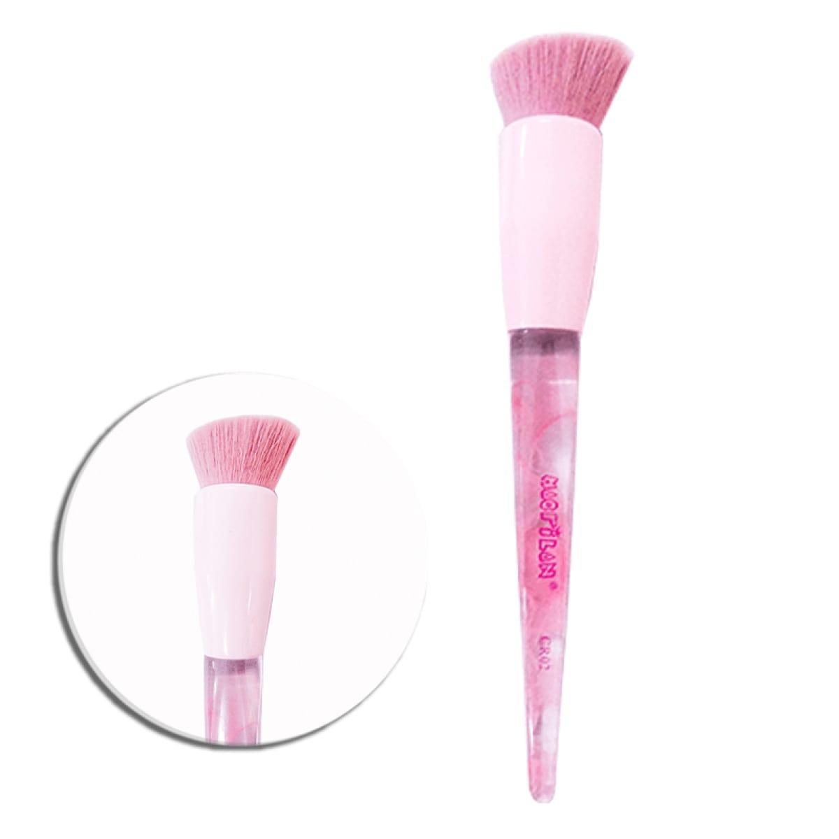 CR02 - Pincel Kabuki Angular - Linha Cristal - Macrilan