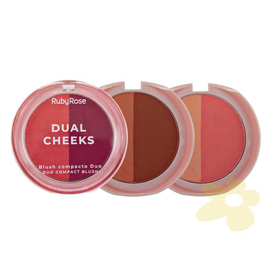 Blush Compacto - Dual Cheeks - Ruby Rose