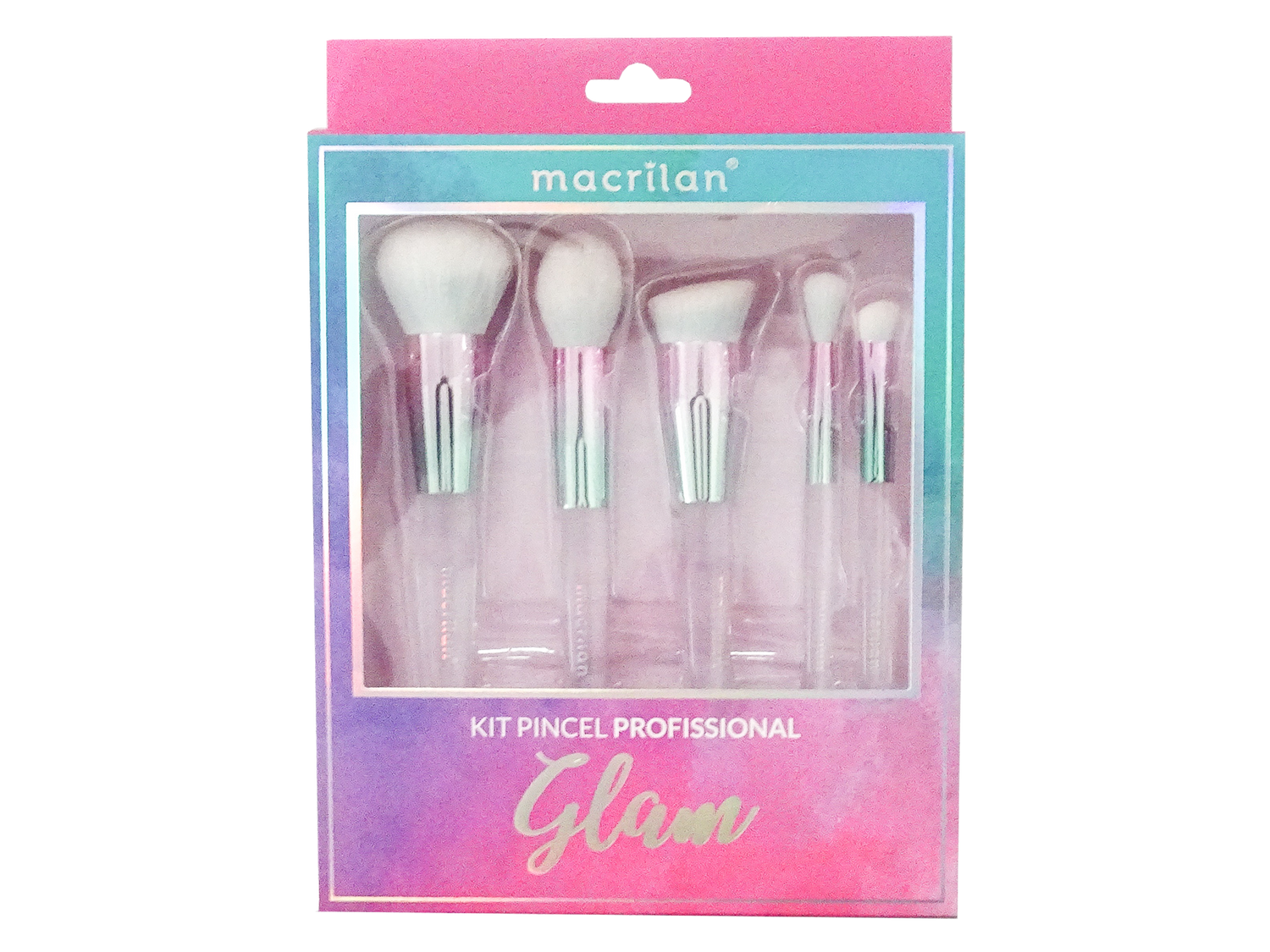 ED500 | Kit de Pincéis Glam | Macrilan