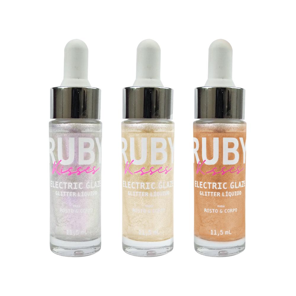 Glitter Líquido - Eletric Glaze - Ruby Kisses