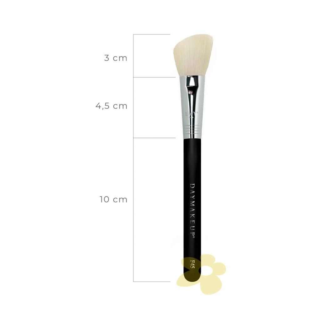 F45 - Pincel p/ Blush e Contorno - Daymakeup