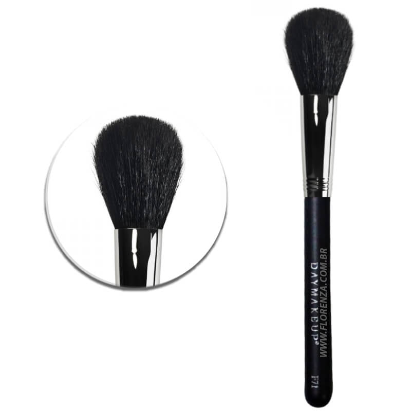 F71 - Pincel grande para Pó e Blush - Daymakeup