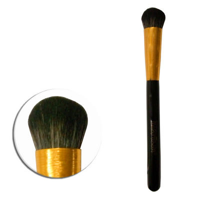 G122 - Pincel para Pó e Iluminador - Linha Gold - Macrilan