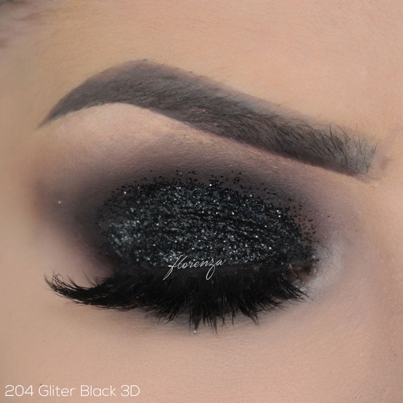 Glitter cor 204 Black 3D - Coleção Clássicos - Florenza