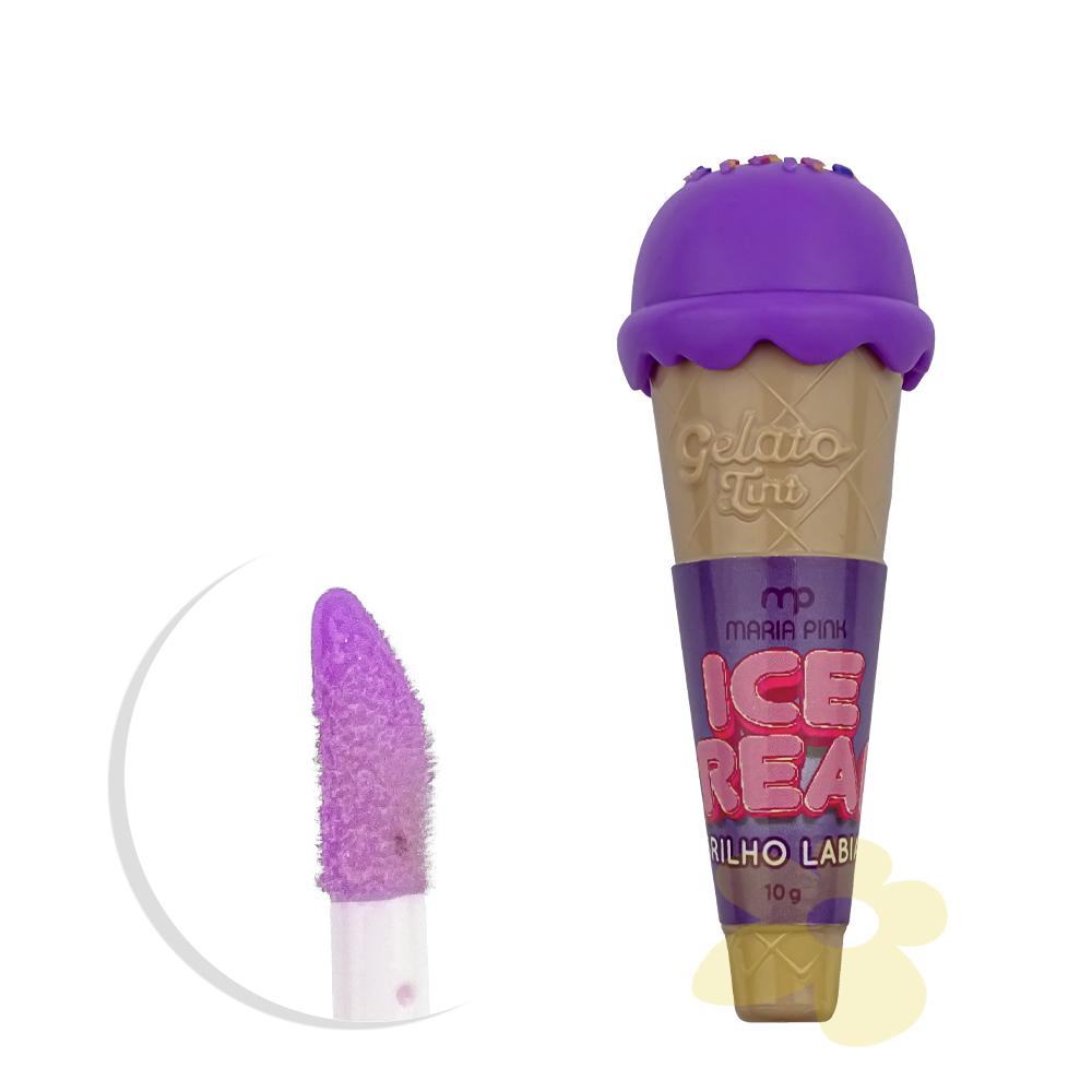 Brilho Labial Ice Cream - Maria Pink