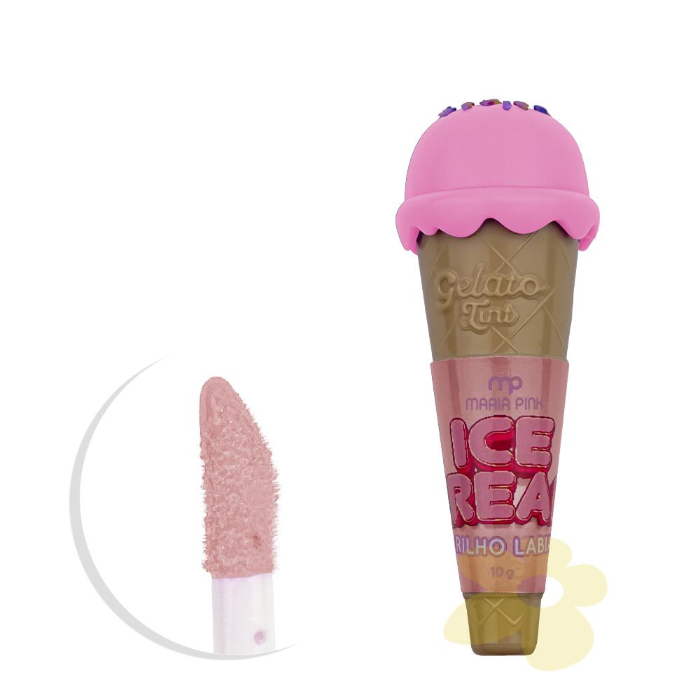 Brilho Labial Ice Cream - Maria Pink
