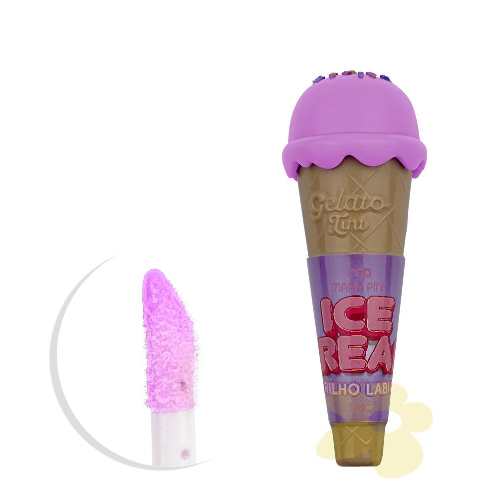 Brilho Labial Ice Cream - Maria Pink