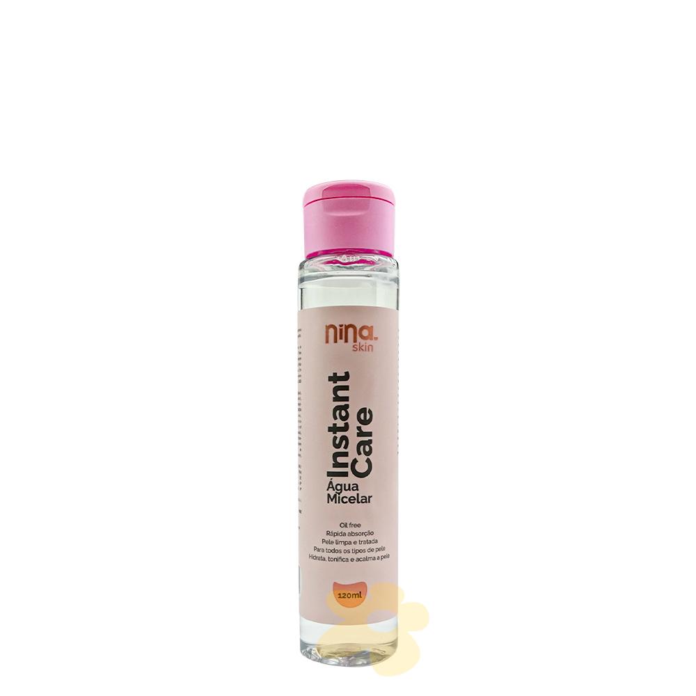 Água Micelar 120ml - Instant Care - Nina Makeup