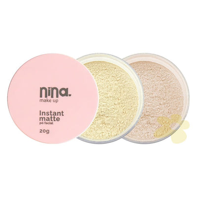 Pó Facial - Instant Matte - Nina Makeup