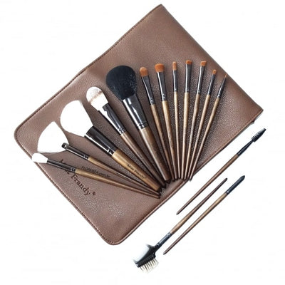 Kit c/ 15 Pincéis Madeira - Miss Frandy