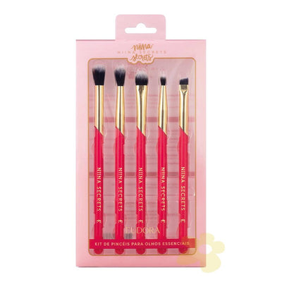 Kit de Pincéis para Olhos - Niina Secrets