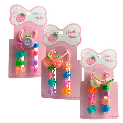 KIT1931 Kit de Acessórios Infantil para Cabelo - Hello Mini