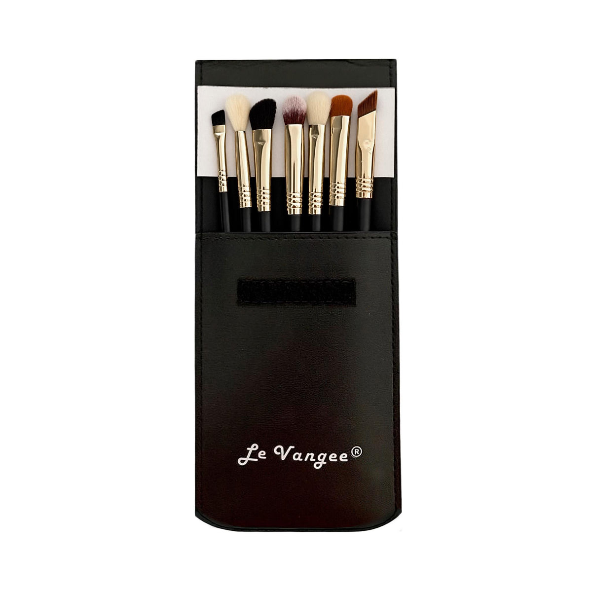 Kit com 7 Pincéis e Porta Pincel - Linha Zeta - Le Vangee